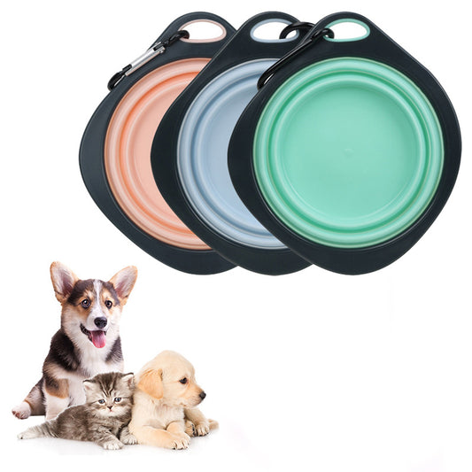 Collapsible pet bowl for cats and dogs 
