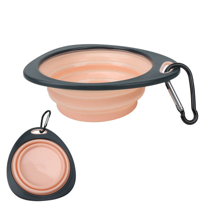 猫と犬用の折りたたみ式ペットボウル