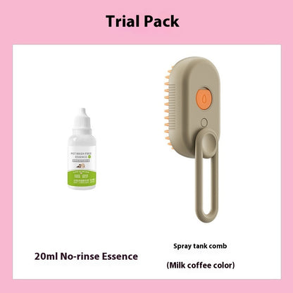 Pet spray massage comb for cats and dogs