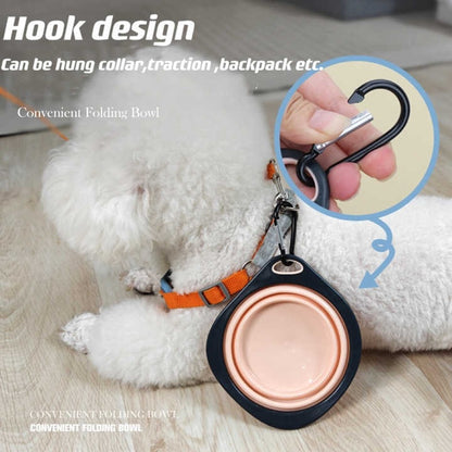 猫と犬用の折りたたみ式ペットボウル