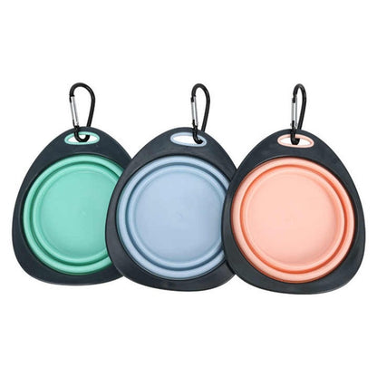 猫と犬用の折りたたみ式ペットボウル