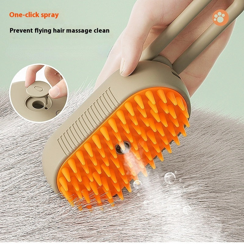 Pet spray massage comb for cats and dogs