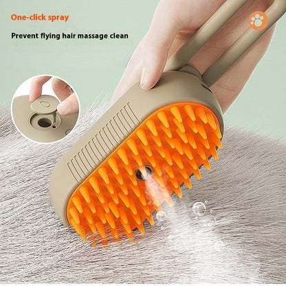 Pet spray massage comb for cats and dogs