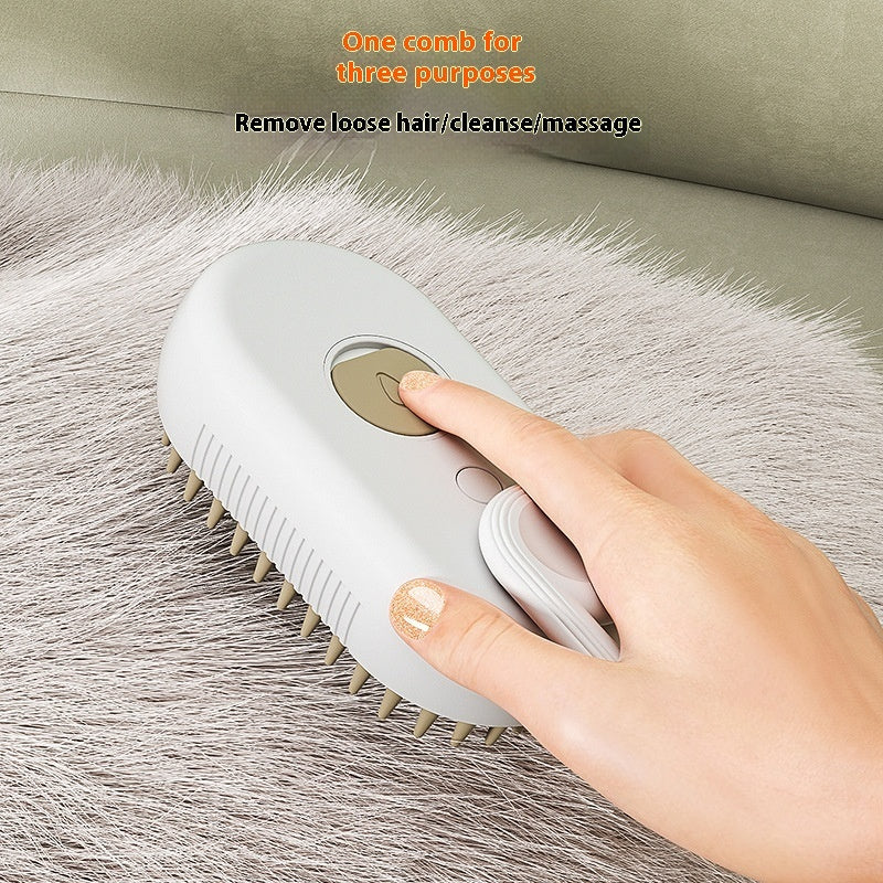 Pet spray massage comb for cats and dogs