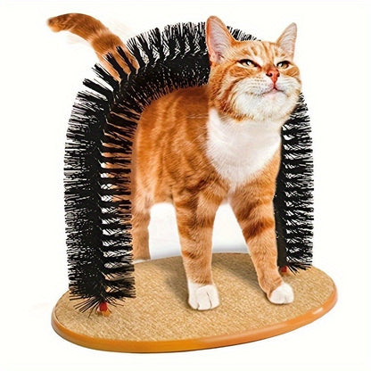 Cat Grooming Scratcher Brush Toy 