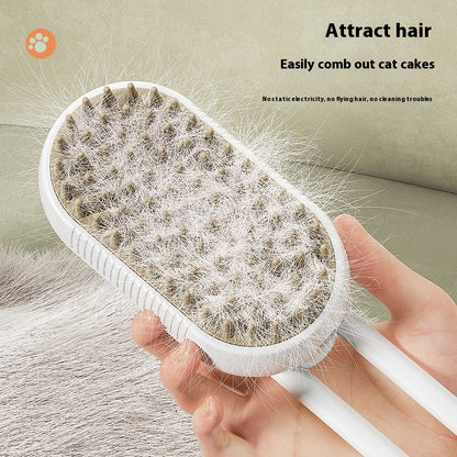 Pet spray massage comb for cats and dogs