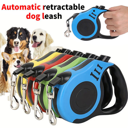 16.5FT Automatic Retractable Dog Leash Pet Collar Automatic Walking Lead Free US