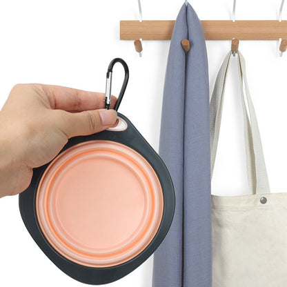 猫と犬用の折りたたみ式ペットボウル